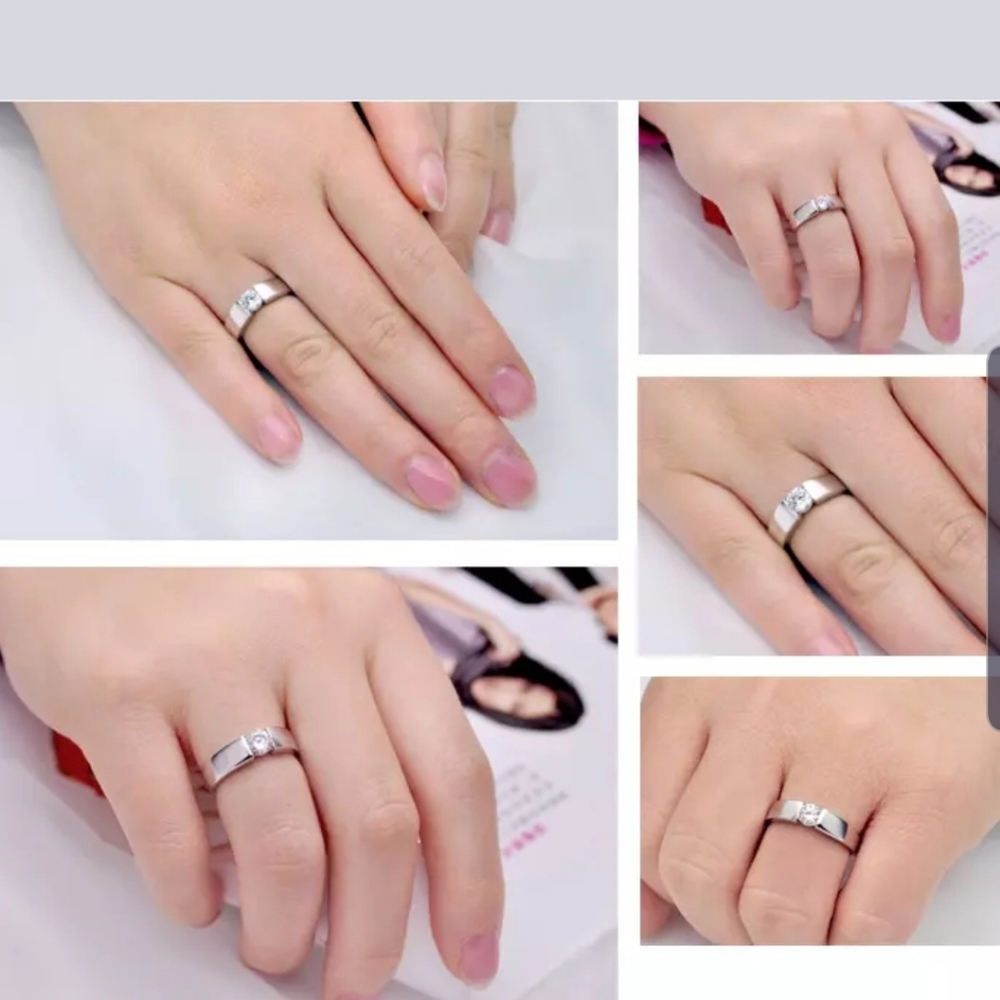 4-5mm Gold Filled/925 Silver Classical Ring